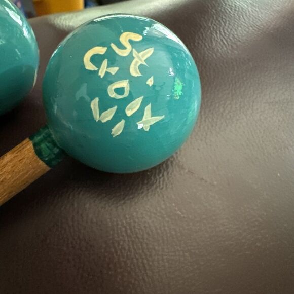 St. Croix Miniature Wooden Maracas - Picture 4 of 5